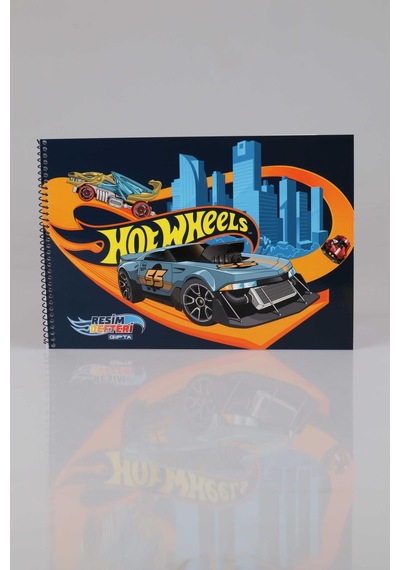 Yeni Sezon Lisanslı Hot Wheels Resim Defteri 17x24 Cm 15 Yaprak Altın