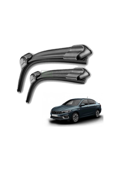 Fiat Egea Ön Cam Silecek Süpürgesi Takımı 2021 - 2024 Egea Makyajlı Ön Silecek