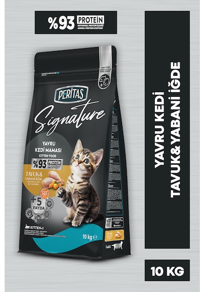 Peritas Signature Tavuklu Yavru Kedi Maması 10 KG