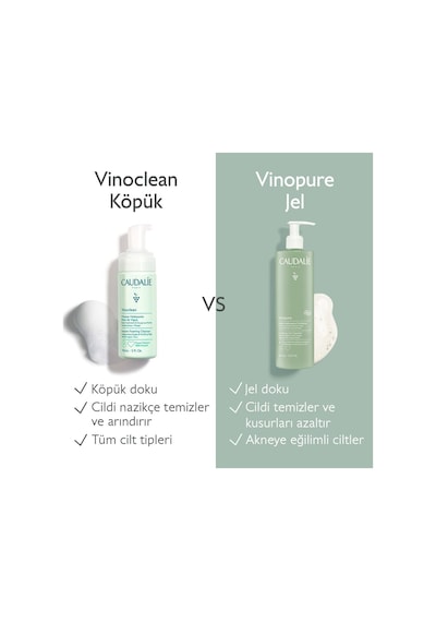 Caudalie Vinopure Nettoyante Purifiante Gel 150 Ml 2 Adet