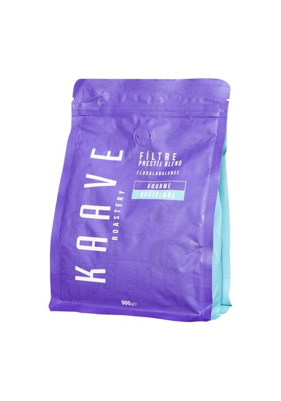 Kaave Roastery Prestij Blend Filtre Kahve 500g - Orta Üst Kavrum 5'li Avantaj Paketi - 5 Adet Tarı