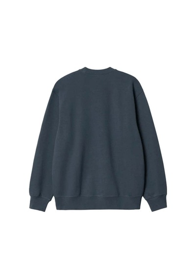 Carhartt Wıp Erkekler Için Mavi Pamuklu Cep Sweatshirt - Rahat Ve Şık Seçim
