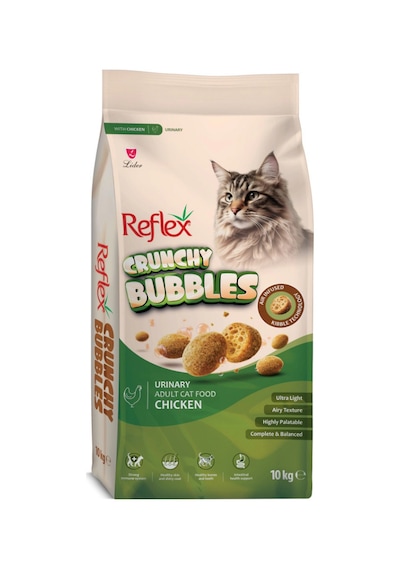 Reflex Crunchy Bubbles Üriner Sistem Tavuklu Yetişkin Kedi Maması 10kg