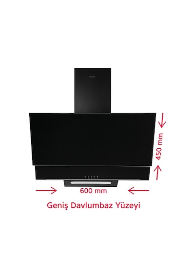 Simfer 8701 Duvar Tipi 60 CM Davlumbaz