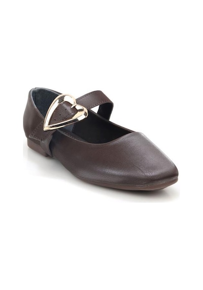 Papuçcity Fendi 03468 Kadın Günlük Babet Kahve