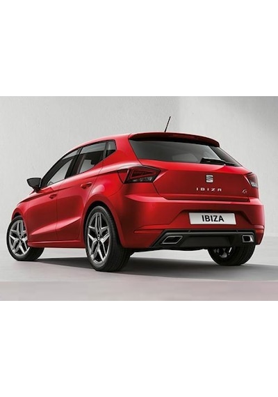 Seat İbiza Arka Difüzör Arka Tampon Çift Egzoz Çıkışlı Abs 2017+