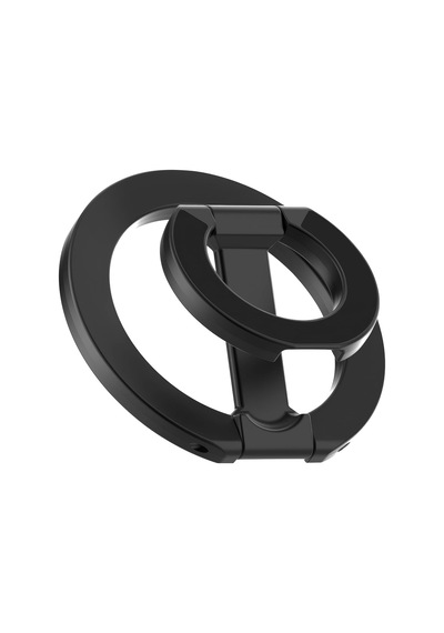 Magsafe İle Uyumlu Ayarlanabilir Manyetik Stand Ve 360 Dönebilen Çıkarılabilir Metal Telefon Tutacağı Siyah