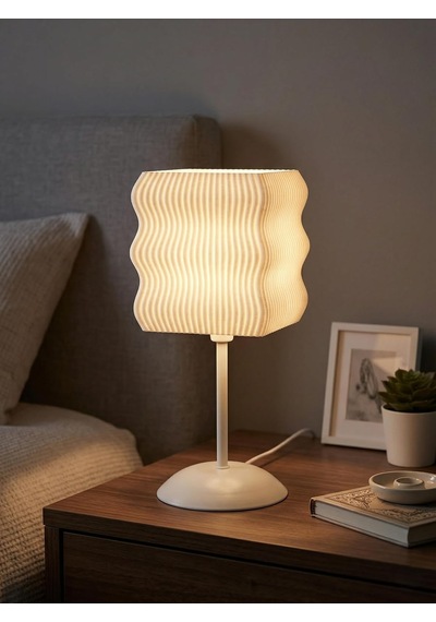 Designobee Ritim Plus - Modern Masa Ve Gece Lambası - Metal Ayaklı Lamba - Ambiyans Lambası, Dekoratif Abajur Çok Renkli