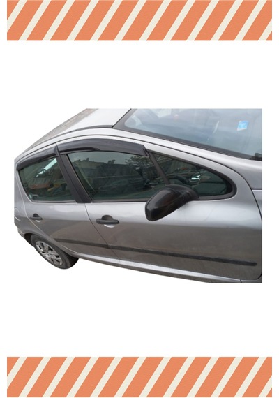 Peugeot 307 Hb Tüm Modellerine Özel 4'lü Mügen Tip Cam Rüzgarlığı