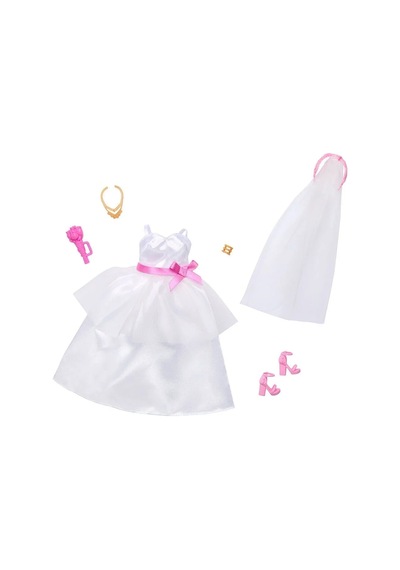 Hwv76 Barbie + Ken Fashion - Gelin Aksesuarları Bebekler Ürüne Dahil Değildir. Diğer