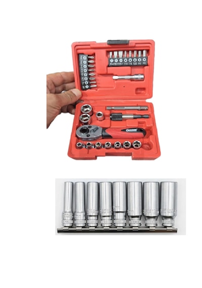 Arm 31 Parça 1/4 Mini Lokma Takımı Seti Bits Uç Seti Rico 1/4 Uzun Lokma Takımı 8 Parça