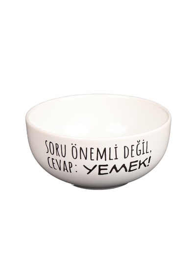 Beyaz Soru Önemli Değil Cevap Yemek Tasarım Kase