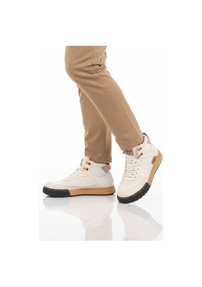 Marcomen Beyaz Hakiki Deri Bağcıklı Erkek Sneaker 152-18111 M Beyaz