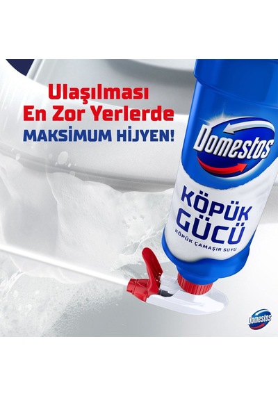 Köpük Gücü Köpük Çamaşır Suyu Beyaz Sabun 450 Ml X3 Tekli