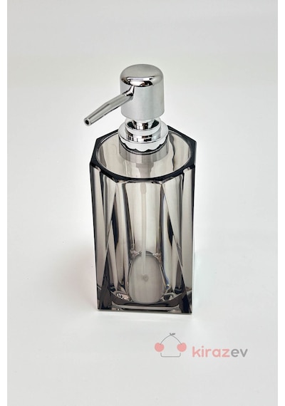 Buççin Online Mağaza Kristal Sıvı Sabunluk Şeffaf Siyah 280 Ml Akrilik Siyah Çok Renkli