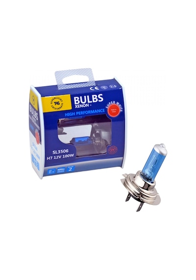 Tas Süperlight 12v H7 Ampul Halogen Beyaz 100w 5000k 2 Li Sl3506