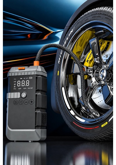 Lensun Ls99 19800 Mah Araç Akü Takviye Cihazı Hava Kompresörü Fenerli Powerbank