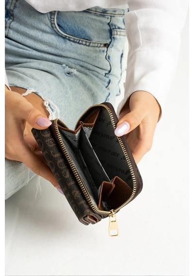 Just Polo Kadın Orijinal Just Polo Ayarlanabilir Askılı Şık El & Omuz Çantası Ve Cüzdanı Kombin Shopper Kahverengi - Taba
