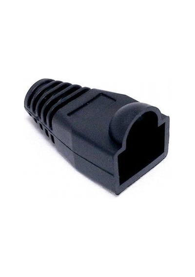 Rj45 Cover Cat5,cat6 Uyumlu Cover Koruyucu Kılıf 100 Adet Siyah