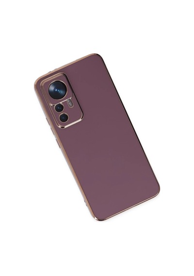 Xiaomi Mi 12t Pro Uyumlu Kılıf Volet Silikon - Mor