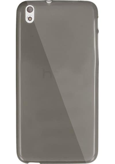 Htc Desire 816 Kilif Soft Silikon Seffaf-Siyah Arka Kapak 111367546