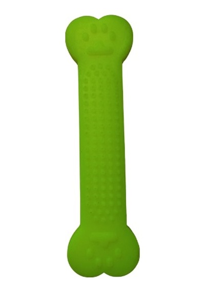 Plastik Kemik Dikenli Yassı Küçük 14 Cm Sarı