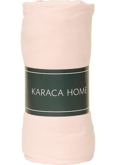 Karaca Home Açık Pembe Penye Çift Kişilik Fitted Çarşaf
