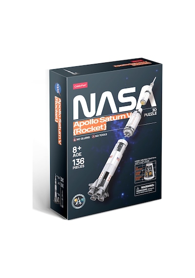 Nasa - Apollo Saturn V Roket 3d Puzzle Ds1059h