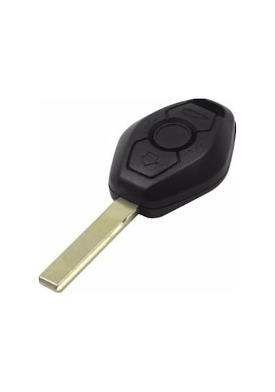 Autohan Keys Bmw E46 E60 E90 Anahtar Kumanda Kabı, 3 Tuşlu, Siyah