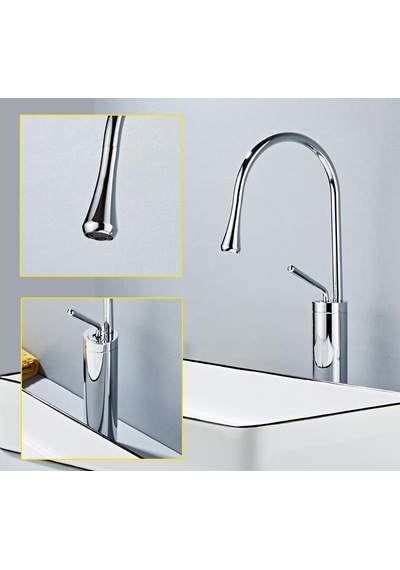 Banyo Çanak Lavabo Bataryası Tasarım Krom
