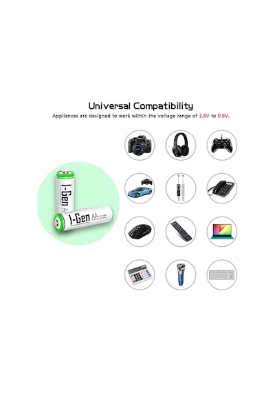 B138 2 Adet Aa 2700 Mah Şarj Edilebilir Kalem Pil 1.2v Ni-mh Şarjlı Pil
