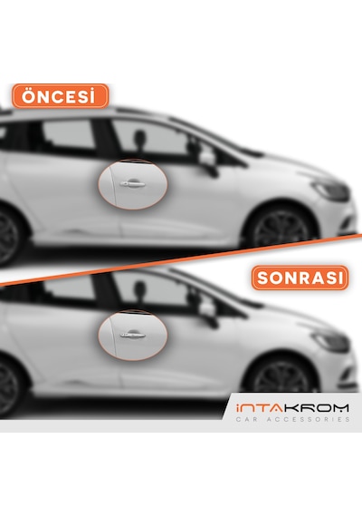 intakrom Renault Clio 4 Sport Tourer Krom Kapı Kolu Sw - 4 Parça 2012 - 20