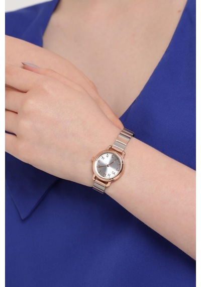 Demeter Gümüş Kadran Rose-gümüş Kordon Kadın Kol Saati Rose Gold