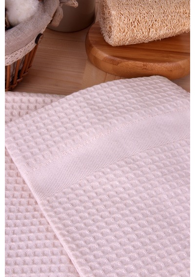 Baveno Çok Amaçlı Pike Havlu Seti 40 x 60 - 60 x 110 2'li Pembe