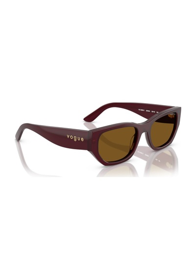 Vogue 0vo5586s 328483 - Komple Bordo Kadın Güneş Gözlüğü Bordo