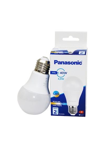 Led Ampul - Beyaz Renk - E27 Duy Çok Renkli