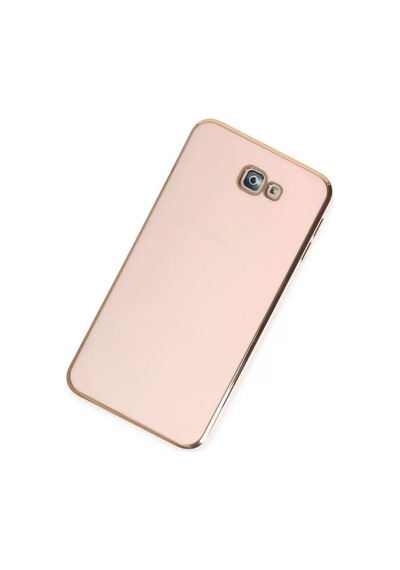 Newface Samsung Galaxy Uyumlu  J7 Prime Kılıf Volet Silikon - Pembe