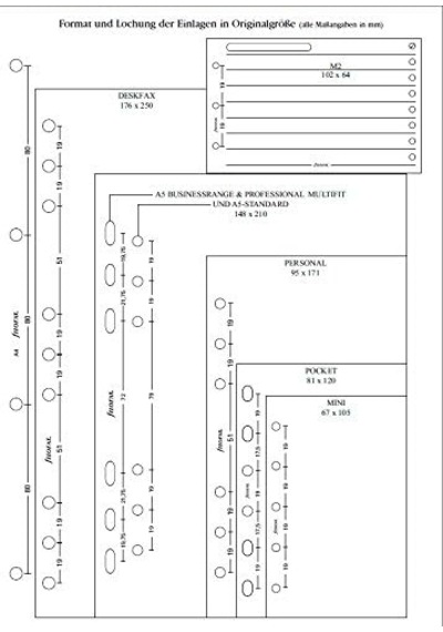 Filofax 131608 A-z Separatör, 2 Harfler Pro Tab, Renkli