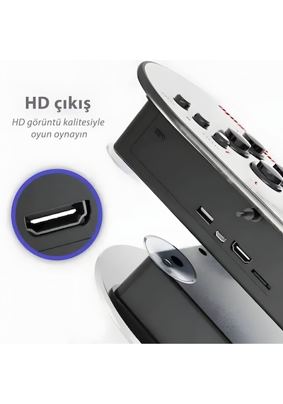 İdragon M9 Arcade Oyun Konsolu Hdmı Çıkış 64gb Hafıza 2 Oyunculu Joystick Seti