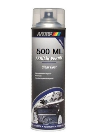 Motip Universal Akrilik Vernik Sprey 500 Ml Boya Koruma Parlaklık
