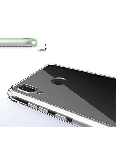 Huawei Y7 2019y7 Prime 2019 Anti-drop Darbe Emici Silikon Kılıf- 5775 Şeffaf