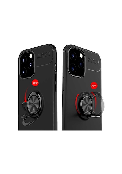 Apple Uyumlu iPhone 12 Pro Max Uyumlu Zore Ravel Silikon Kılıf-siyah Siyah -