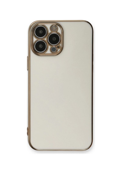 Newface - 726 - Apple iPhone Uyumlu 13 Pro Max Kılıf Volet Silikon - Aconcept - - Beyaz