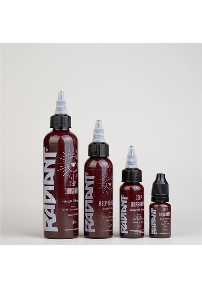 Deep Burgundy - Radiant Tattoo Dövme Boyası - 1oz/30ml