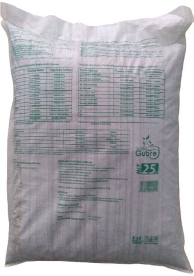 Organic-Bio Femante Edilmiş Tavuk Gübresi 25 KG