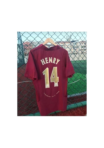 Arsenal 2005/06 Sezonu Thierry Henry Özel Nostalji Forması Çok Renkli