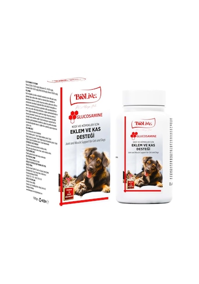 Biolive Glucosamine Kedi Ve Köpekler İçin Eklem Ve Kas Desteği Toz Vitamin 100gr