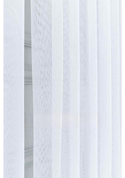 Düz Tül Ütü İstemez Sık Pileli Salon Mutfak Perdesi 1 3 Pile,beyaz 150 X 165 Çok Renkli