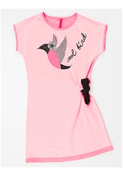 Denokids Ollie&Olla Hummingbird Elbise Pembe