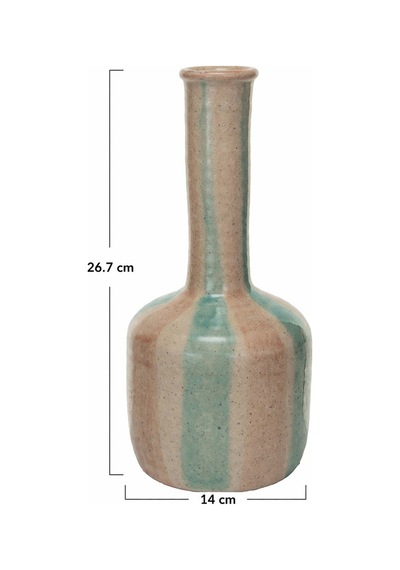 Hand-painted Terracotta Vazo Renkli Renkli